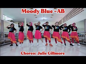 Moody Blue - AB Line Dance