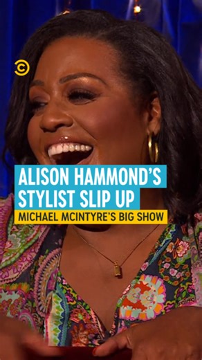 And that's the tea 👀💇🏾‍♀️ #MichaelMcIntyresBigShow #AlisonHammond #DermotOLeary | Comedy Central UK