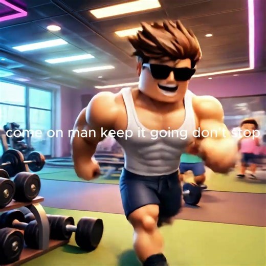 Roblox Gym Workout Challenge! 💪 Funny Roblox Animation #roblox #funny #minecraft #animation