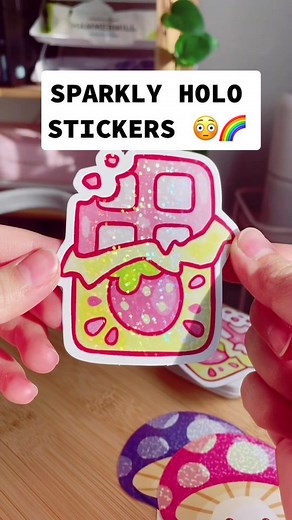 Sparkly Holographic Stickers Unboxing and Review