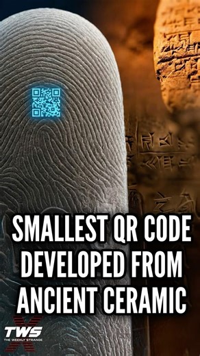 SMALLEST QR CODE DEVELOPED FROM ANCIENT CERAMICS #paranormalpodcast #podcast THE WEEKLY STRANGE