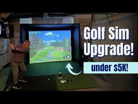 Ultimate Garage Golf Sim Upgrade: High-End Tech on a DIY Budget