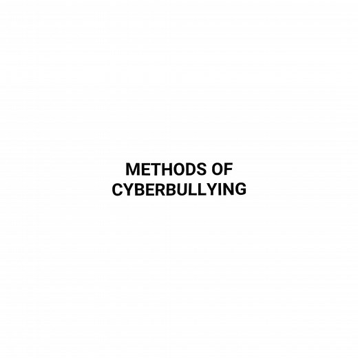 Understanding Methods of Cyberbullying