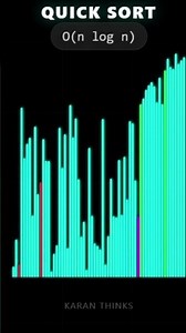 Quick Sort Visualization #dsa #sortingalgorithms #quicksort #coding #shorts #visualization #viral