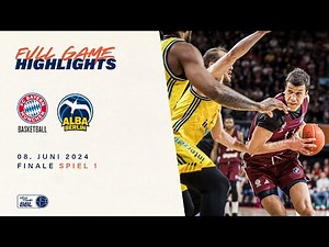 FC Bayern München Basketball vs. ALBA BERLIN - Full Game Highlights - Finale Spiel 1, Saison 2023/24