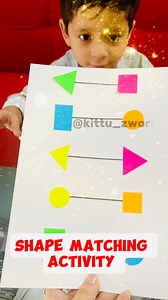 222K views · 1K reactions | Fun Shape Matching Activity to boost...
