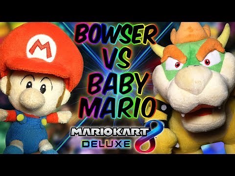 ABM: Baby Mario vs Bowser !! Mario Kart 8 Deluxe !! Race & Battle !! HD
