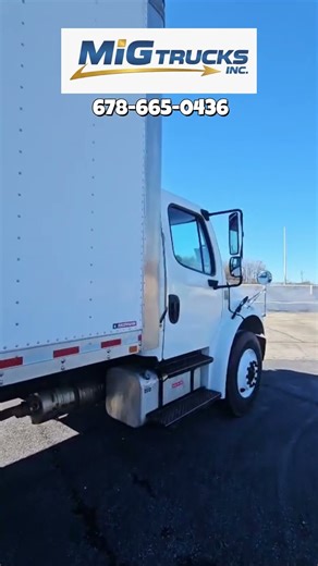 2020 Freightliner M2 26Ft Box Truck With Lift Gate Non CDL LX7630 - 230K