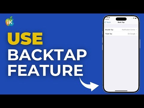 How to use Back Tap on iPhone