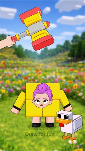 Hammer Challenge Jj vs Kpop Demon hunters Numberblocks ! - MAIZEN Minecraft animation #minecraft