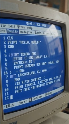 QBasic: Where Millions Learned to Code 💻