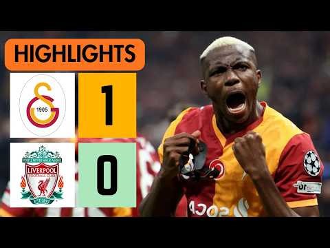 Galatasaray 1-0 Liverpool🔥 Highlights and Goals | Champions League