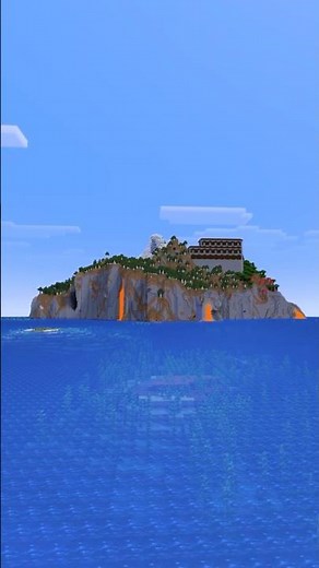 This Minecraft Cliff Island Seed Has A MANSION AND VILLAGE!