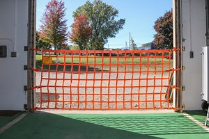 48" Tall Loading Dock Safety Net | Shop Custom Wall Mounted Safety Nets