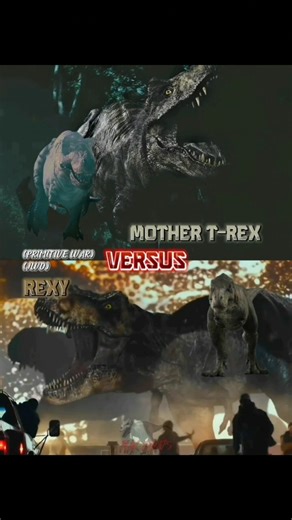 Rexy (JWD) vs Mother T-Rex (Primitive War)