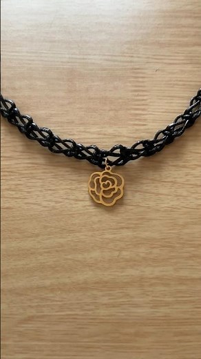 Choker FACIL Y RÁPIDO. tutorial completo en mi canal 💜 #diy #macrame #tutorial #choker #diycrafts