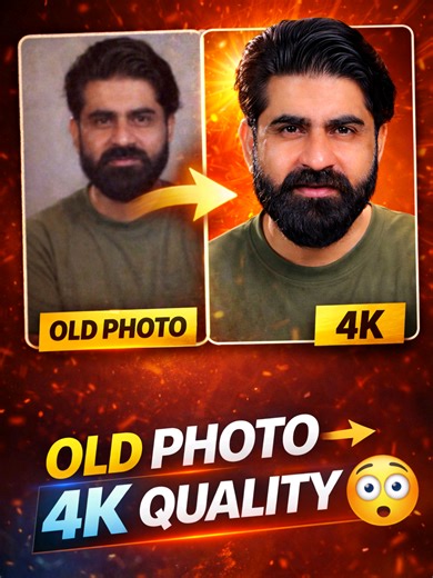 Restore Old Photos to Stunning 4K Quality with AI