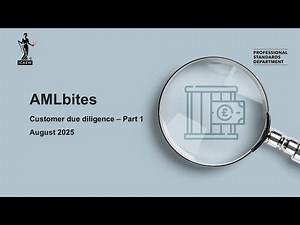 AMLbites – Customer due diligence – Part 1