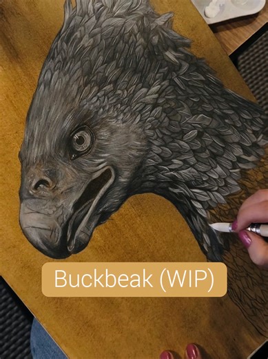 Creating a Buckbeak Portrait: Artistic Journey