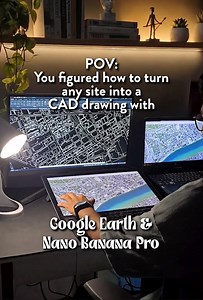 Create vector CAD drawings from Google Earth using Nano Banana Pro for architecture