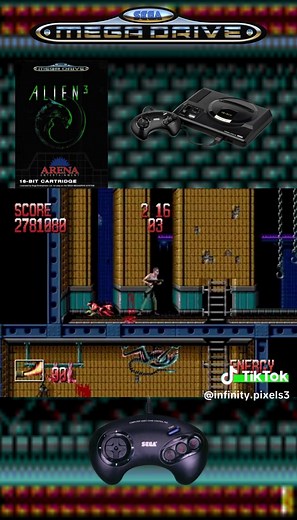 Alien 3 Sega Mega drive #sega #megadrive #alien #gaming #retrogaming
