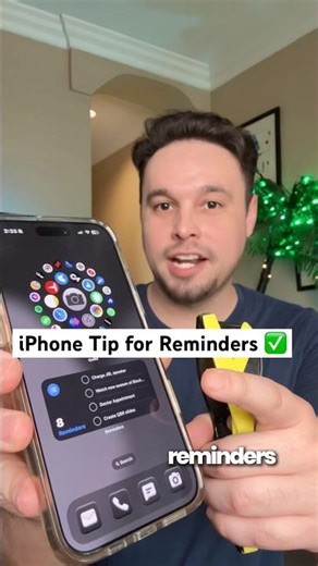 👀 iPhone Hack for Reminders ✅ Switch to Daily tasks in Widget ⚡️ #iphonetips #iphone #reminder