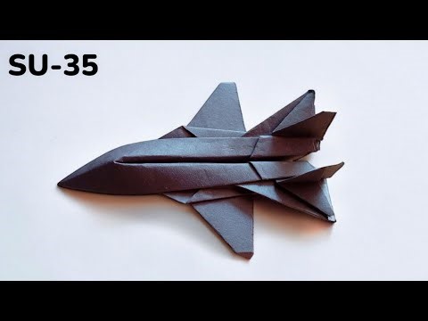 How to Make a Su‑35 Paper Airplane – Easy Origami Fighter Jet Tutorial
