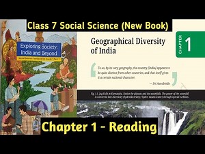 Class 7 Social Science | Chapter 1 | Geographical Diversity of India | Full Chapter Reading | NCERT
