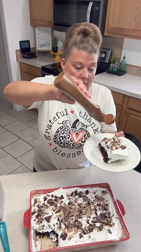 23K views · 466 reactions | Heath bar poke cake recipe below | The Lazy K Kitchen | Facebook