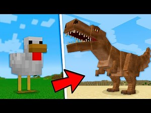 I remade every mob into Dinosaurs in Minecraft