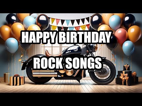 Happy Birthday Rock Songs | Rock Version Birthday Music Compilation🎶 | Rock Style!