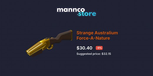Strange Australium Force-A-Nature | Mannco.store