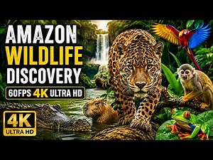 AMAZON WILDLIFE DISCOVERY | 60FPS 4K ULTRA HD | Amazing Rainforest Animals & Nature Documentary