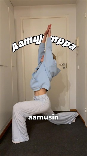 Kokeile tätä aamu jumppaa. Hyvin saa jumisen kropan hereille☕️