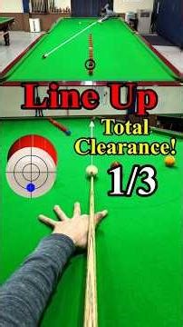 Line Up Total Clearance! [Part 1/3] | Snooker Practice POV with Shot Annotations