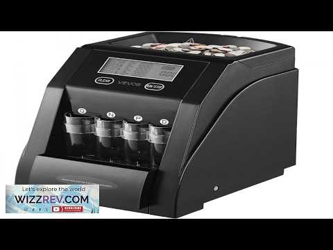 VEVOR Coin Wrapper Machine Fast Counting Easy Sorting