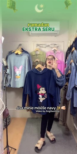 Jisa Minie Mouse Navy Design for Ramadan