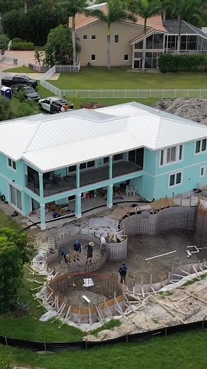 4.3M views · 49K reactions | This is going to be another Insane Tropical Lagoon. #lucaslagoons #pool #poolparty #poolbuilders #backyard #insane #construction #rebar #builder #designer #insanepools #rendering | Lucas Lagoons | Facebook