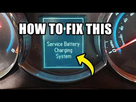 How You can Fix : Service Battery Charging System Warning Message