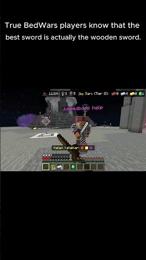 Best sword☠️ #minecraft #bedwars #vs #gaming #minecraftbuilding #hypixel #shorts