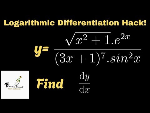 How to Use Logarithmic Differentiation (I) | Calculus 1
