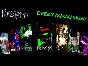 PLAYING EVERY 1X1X1X1 SKIN GAMEPLAY! (May 2025) | Forsaken