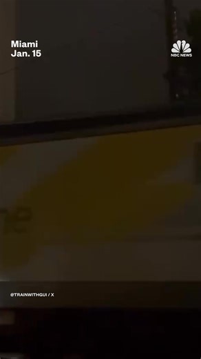 A food delivery robot was struck by a Brightline train in Miami. | NBC News