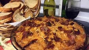 Tony's Tidbits Roasted Cauliflower and Cheesy Onion Dip