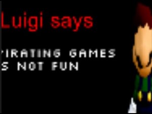 Super Mario 64 Anti-Piracy Screen