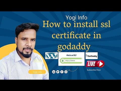 How to install ssl certificate in godaddy #sslcertificate #webdesign