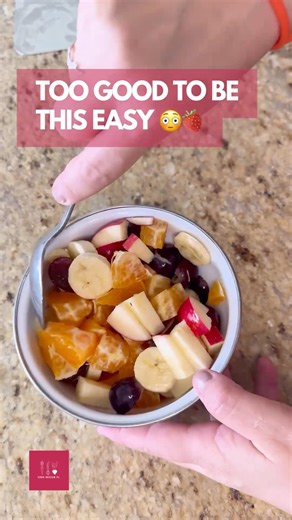 STOP SCROLLING! This Simple Fruit Salad Is TOO GOOD 😳🍓🍍 (Vegan + GF Glow Bowl)