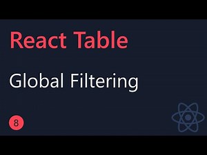 Mind Luster - Learn React Table Tutorial 8 Global Filtering