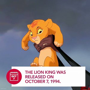 Revisit the past when The Lion King was released in UK cinemas. 🦁 | Disney