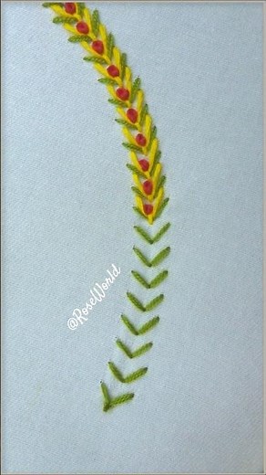 easy elegant stitch hand embroidery for beginners 😱